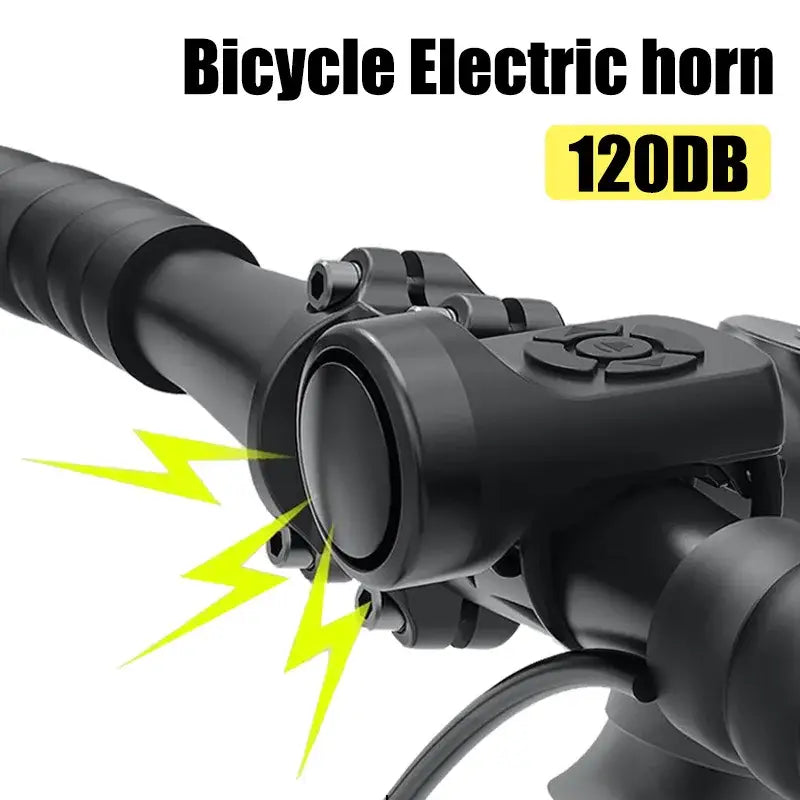 Bicycle Electric Bell Bike USB Charging Horn MTB Mountain Bike Warning Safety Ring Waterproof Bell Cycling Accessories