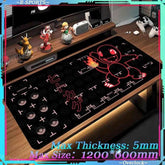 Mouse Pad Large Desk Mat P_Pokemones Anime Playmat 900x400 Xxl TGM PTCG Card Games Speed Computer and Office Gamer Cabinet mat - GiFTiFY
