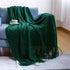Bohemian Couch Blanket Large Knitted Tassel Throw for Bed Chair Sofa Couch Cover All-Season Blankets Home Decor Soft Comfortable - GiFTiFY