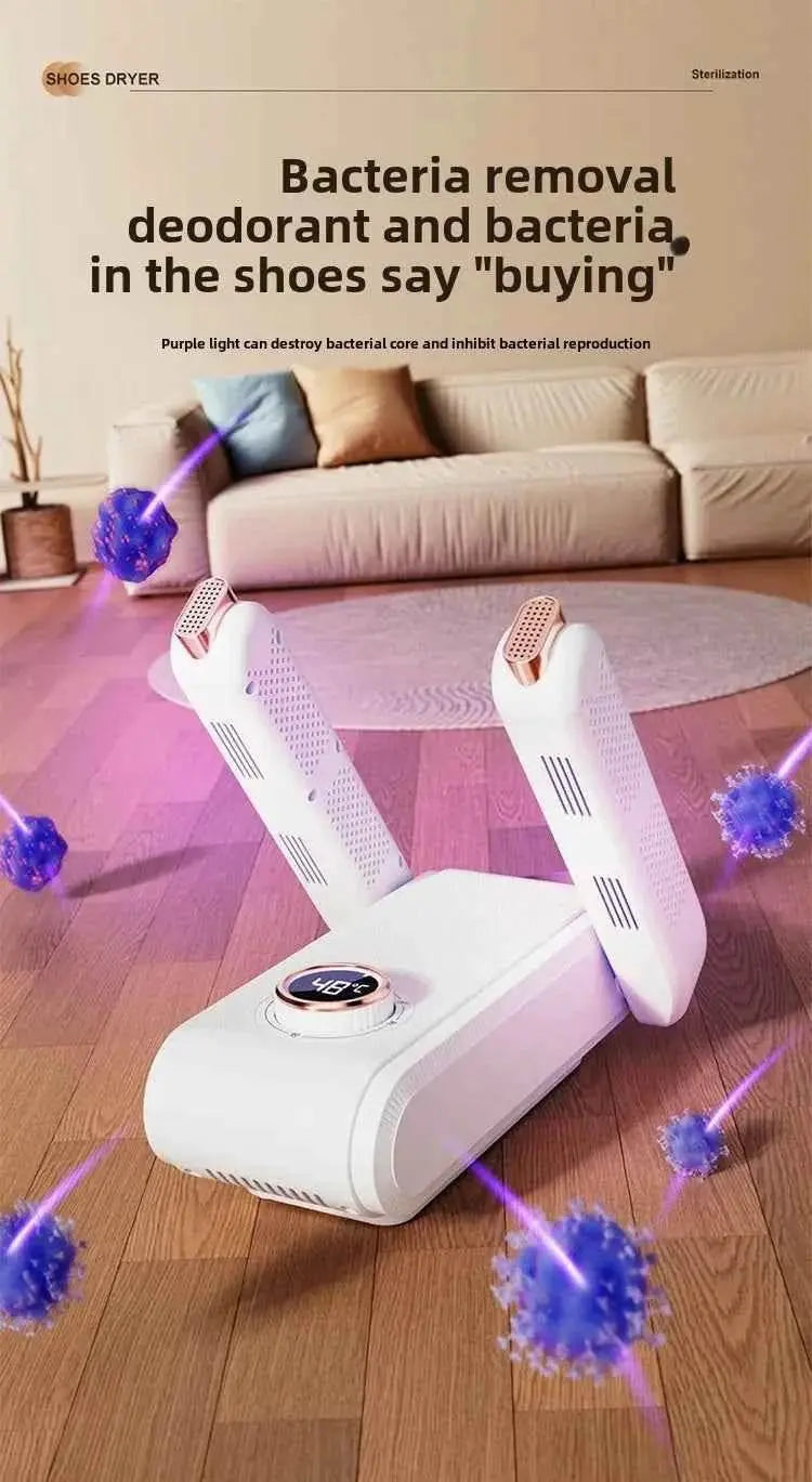 New Foldable Shoe Dryer Boot Dryer with Hot Air Circulation Boot Dryer Eliminate Bad Odor Timing Constant Temperature Shoe Dryer - GiFTiFY