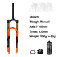 Bolany MTB Bicycle Fork Magnesium Alloy Air Suspension 26 27.5 29 Inch 32 HL RL100mm Bike Fork Lockout For Cycling Accessories - GiFTiFY