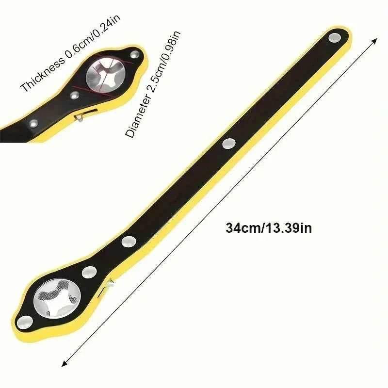 Car Labor-saving Jack Ratchet Wrench Scissor Jack Garage Tire Wheel Lug Wrench Handle Labor-saving Wrench Car Repair Tool Jack Ratchet Wrench by DSERS