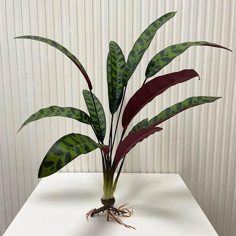 Large Lotus Leaves with Roots Plant Artificial Green Home Landscape Garden Decor Simulation Plants Wedding Party Table Decor - GiFTiFY