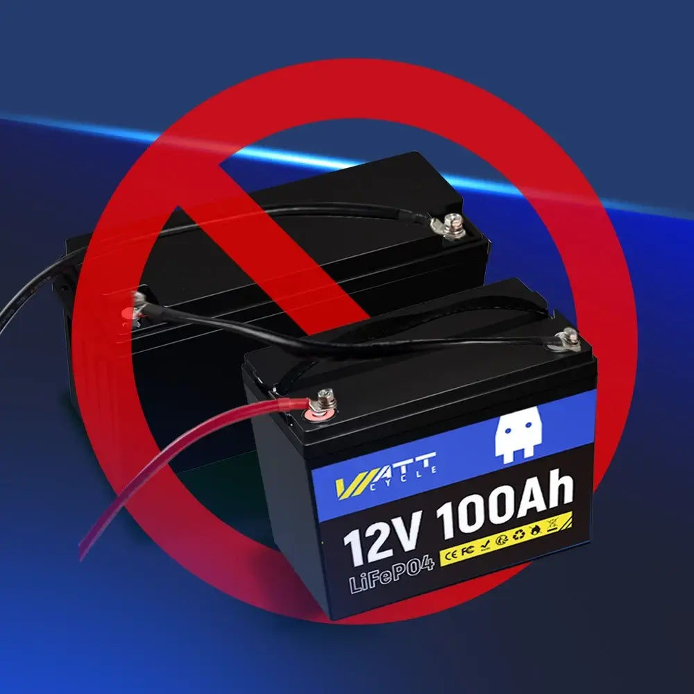Wattcycle 12V 100Ah LiFePO4 Battery - Grade