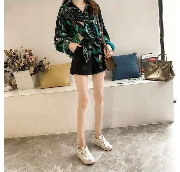 Chic Loose Chiffon Shirt for Women