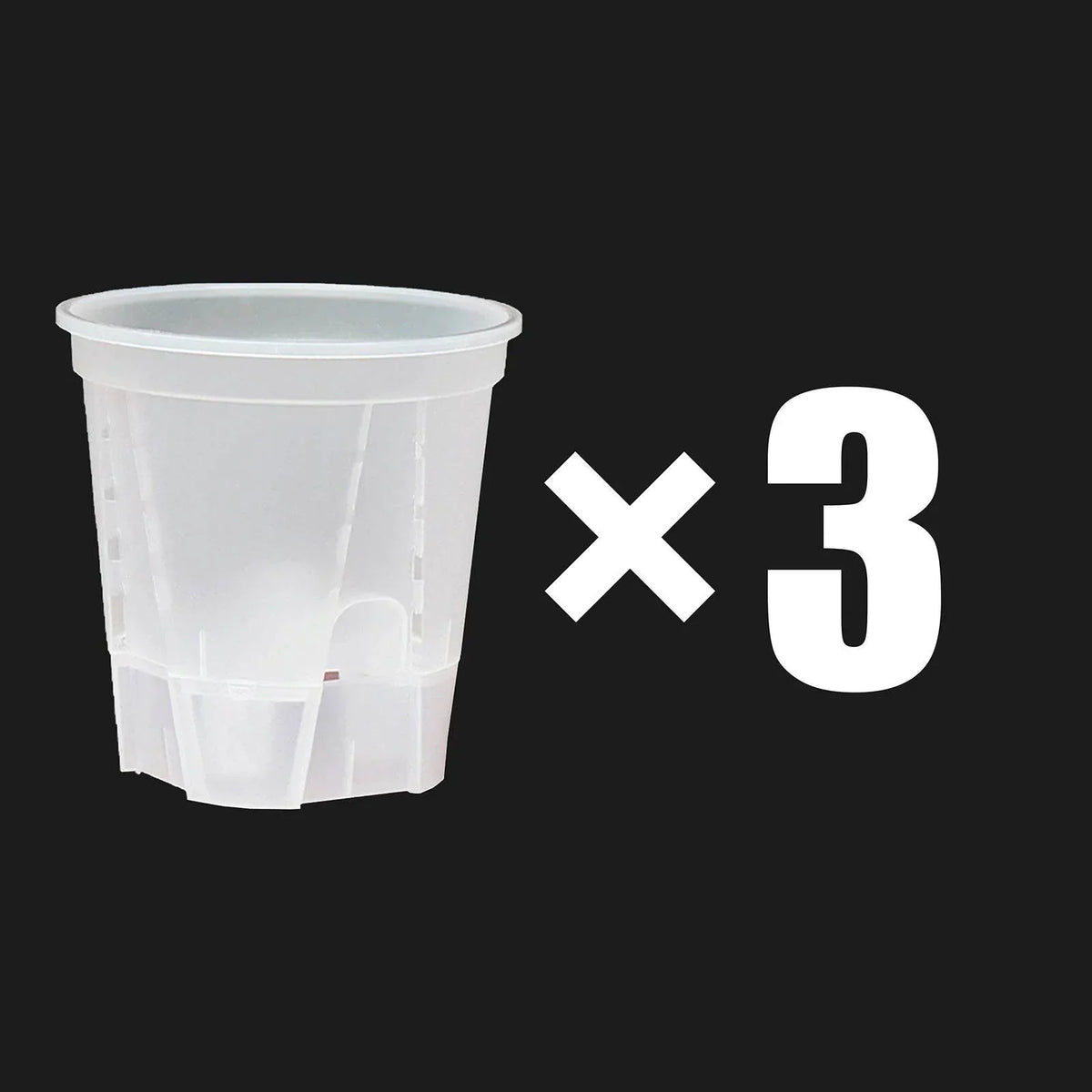 Premium Clear Desktop Resin Flower Pot, Transparent Nurturing Your Green Plants - Suitable for Placing Orchids by DSERS