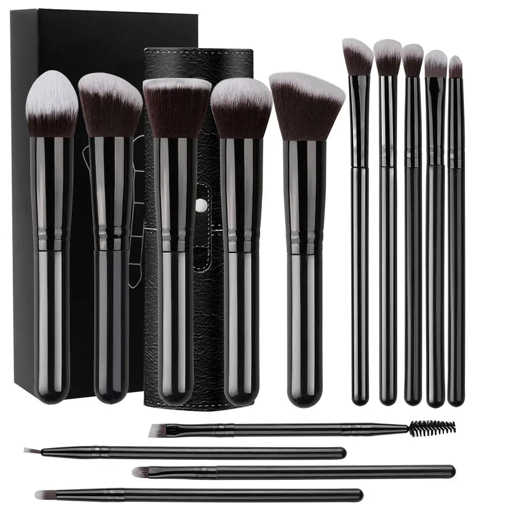 NEW 14PCS Makeup Brushes Set Soft Fluffy Foundation Blush Powder Eyeshadow Blending Female Cosmetics Beauty Tool