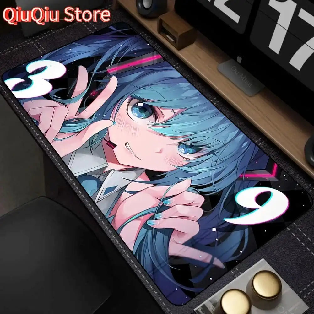 Popular virtual diva H-Hatsune Cute Miku Mouse Pad Mouse pads by DSERS