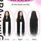 Super Long 40'' Synthetic Twist Braided Wigs  Full Lace Knotless Small Box Braids With Baby Hair Senegalese Braiding Twists Wig