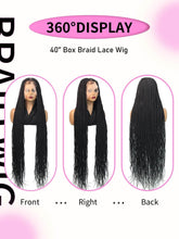 Senegalese Synthetic Braided Wig Full Lace Wigs Knotless Box Braids For Black Women 36 Inches Twists Braids Wigs With Baby Hair Braided Wigs by DSERS / AliHairs Store