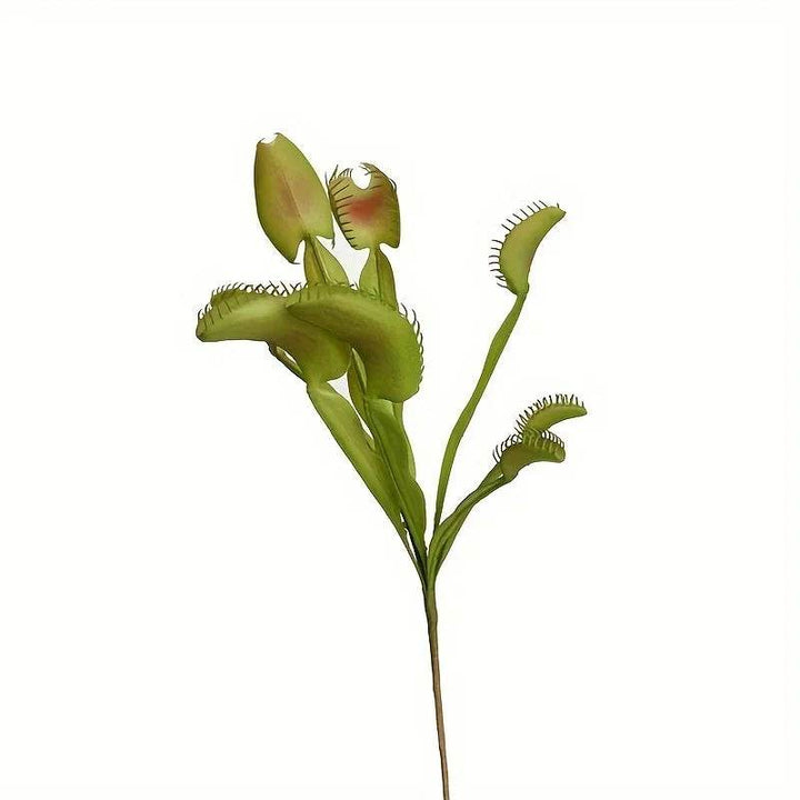 Lifelike Artificial Venus Flytrap Plant - Perfect For Halloween & Home Decor, Durable Plastic Bonsai Succulent - GiFTiFY