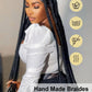 Tribal Synthetic Cornrow Braided Wigs Full Lace Wig 36Inches Knotless Jumbo Knotless Box Braids Wig Square Part For Black Women GiFTiFY
