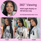 Senegalese Synthetic Braided Wig Full Lace Wigs Knotless Box Braids For Black Women 36 Inches Twists Braids Wigs With Baby Hair GiFTiFY