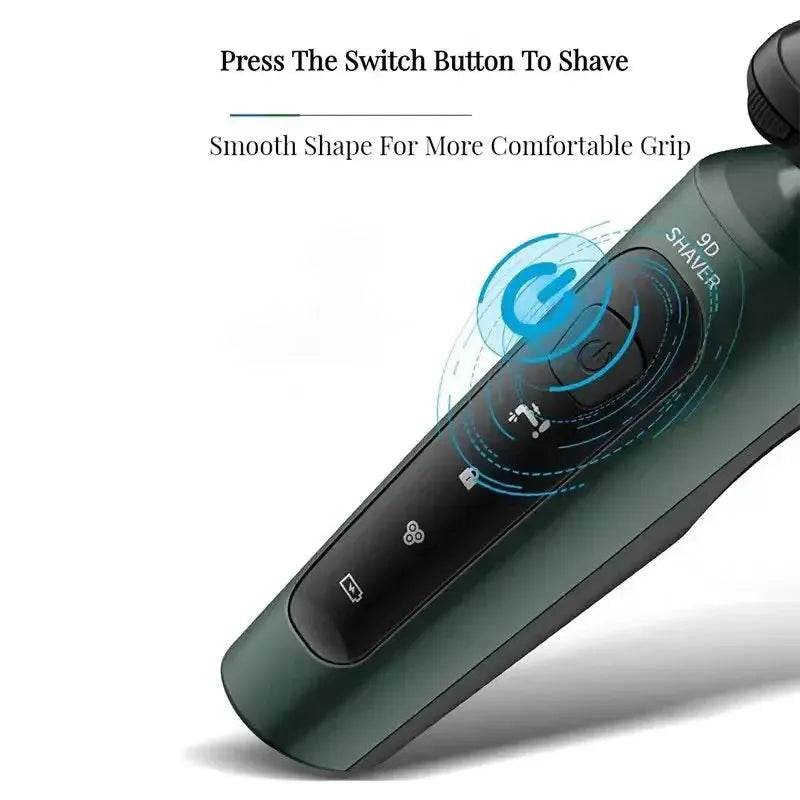 Electric Shavers for Men Waterproof Electric Trimmer Razor Wet Dry Use Rechargeable Battery - GiFTiFY