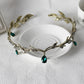 Luxury Crystal Crown Bridal Hair Accessories Wedding Rhinestone Waterdrop Leaf Tiara Crown Headband Frontlet Brides Hair Jewelry GiFTiFY