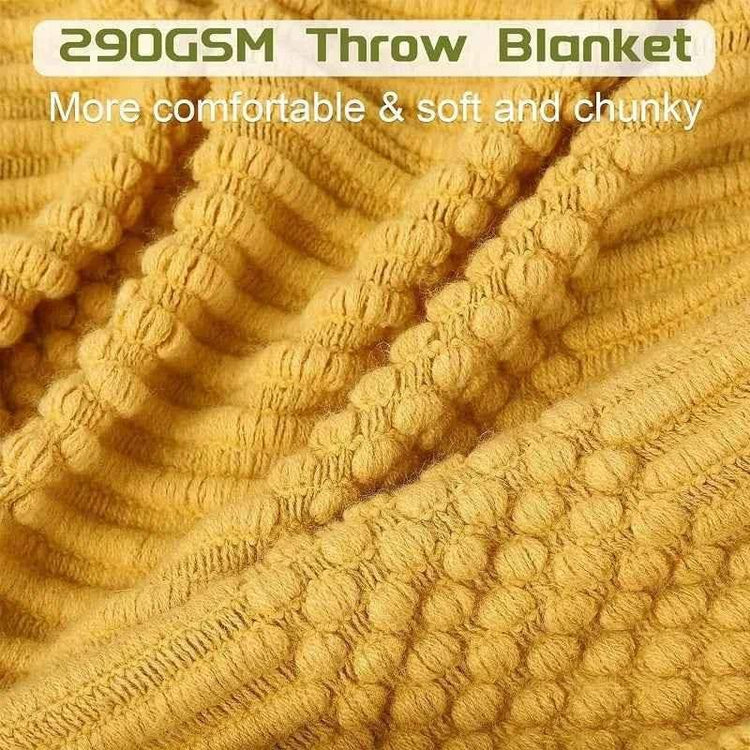 Bohemian Couch Blanket Large Knitted Tassel Throw for Bed Chair Sofa Couch Cover All-Season Blankets Home Decor Soft Comfortable - GiFTiFY