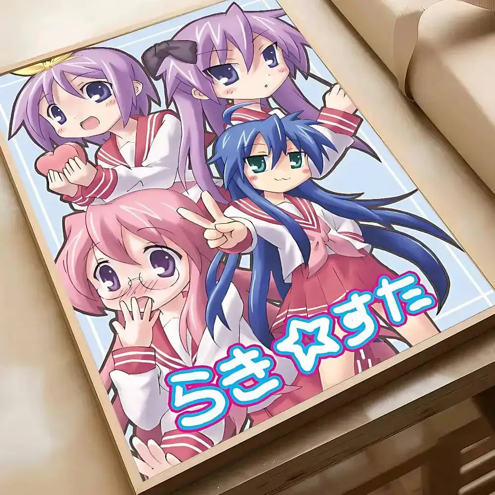 Anime Lucky Star Kawaii Home Decor Pooster by DSERS