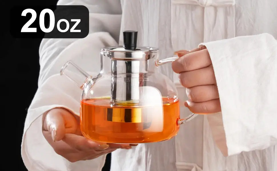 Glass Teapot Camping Water Bottle