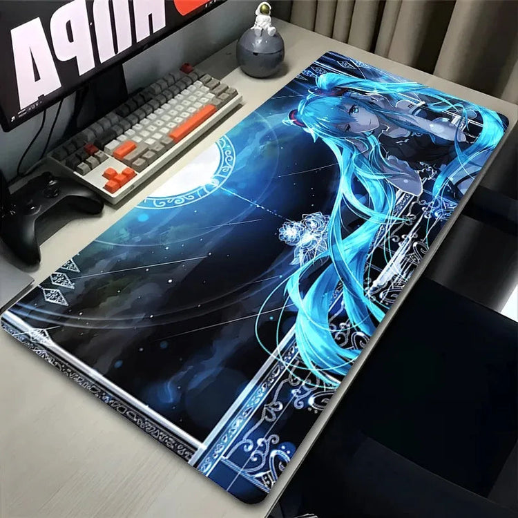 Mouse Pad Kawaii Neon M-miku Gaming Mousepad DSERS