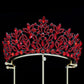 Luxury Blue Crystal Wedding Crown Bridal Headwear Brithday Party Rhinestone Diadem Headband Handwork Headpiece for Women Tiaras GiFTiFY