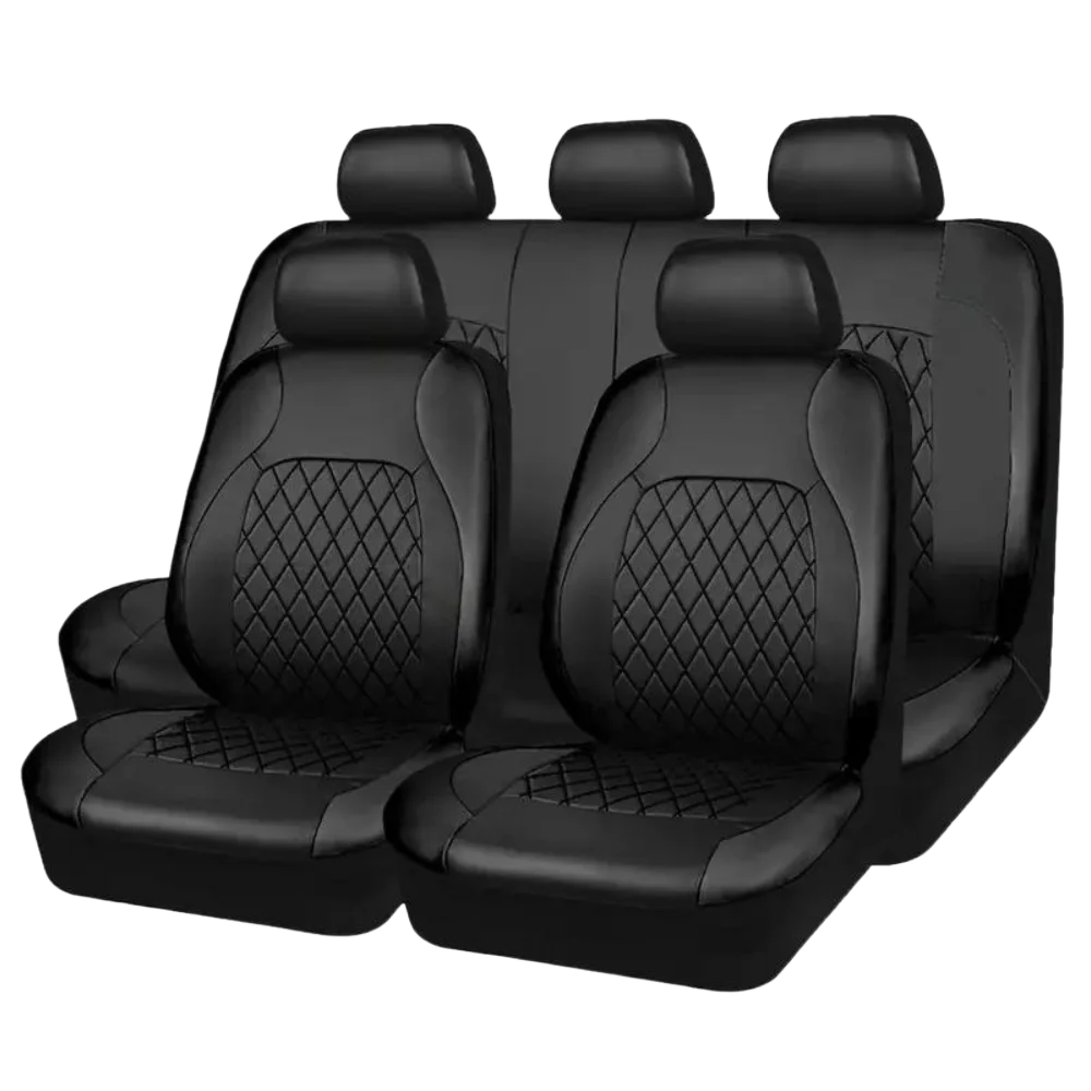 Universal Car Seat Covers PU Black Fashions Sports Seat Covers PU Car Seat Cover Universal Interior Accessories by GiFiFY