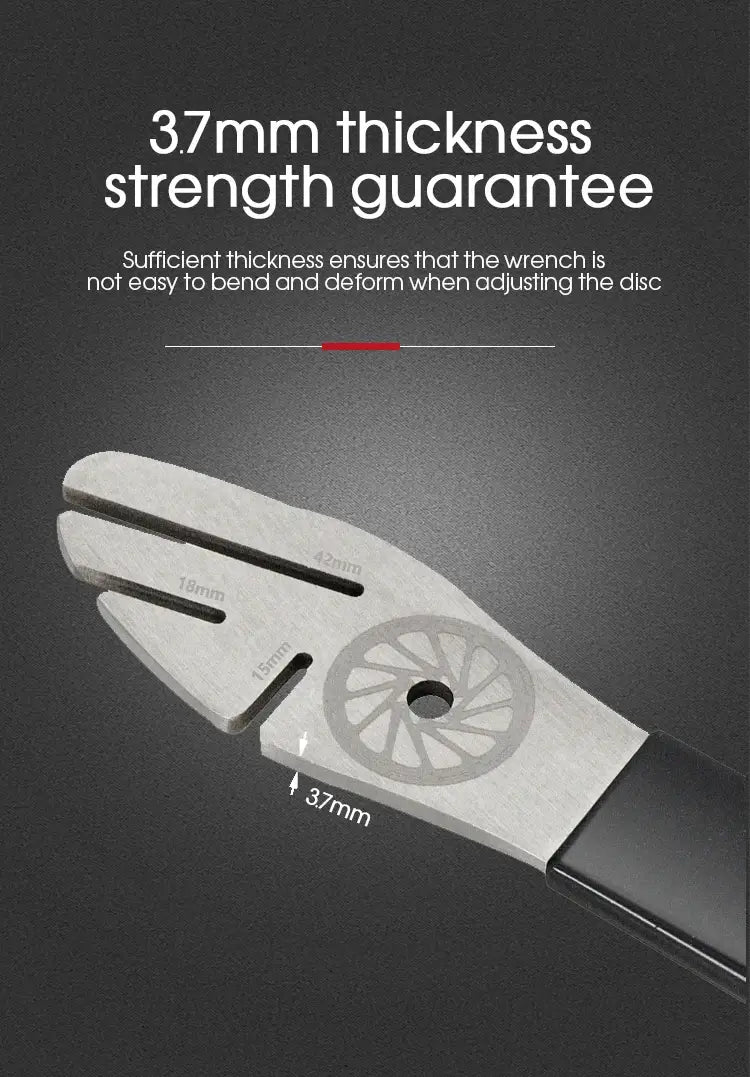 Bicycle Tool Disc Brake Rotor Alignment Truing Tools MTB Flattening Correction Wrench Stainless Steel Bike Repair Tool