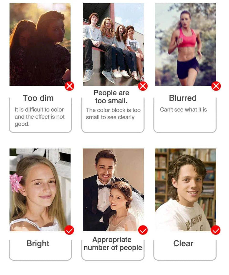 HUACAN Custom Photo Paint By Numbers Pets Child Diy Kit Picture For Living Room Home Decoration - GiFTiFY