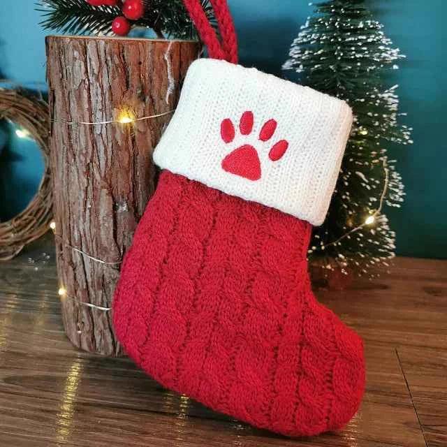 navidad Christmas Boots Letters Christmas Stocking New Knitting Christmas Tree Pendant Decorations SnowflakeChristmas Socks by DSERS
