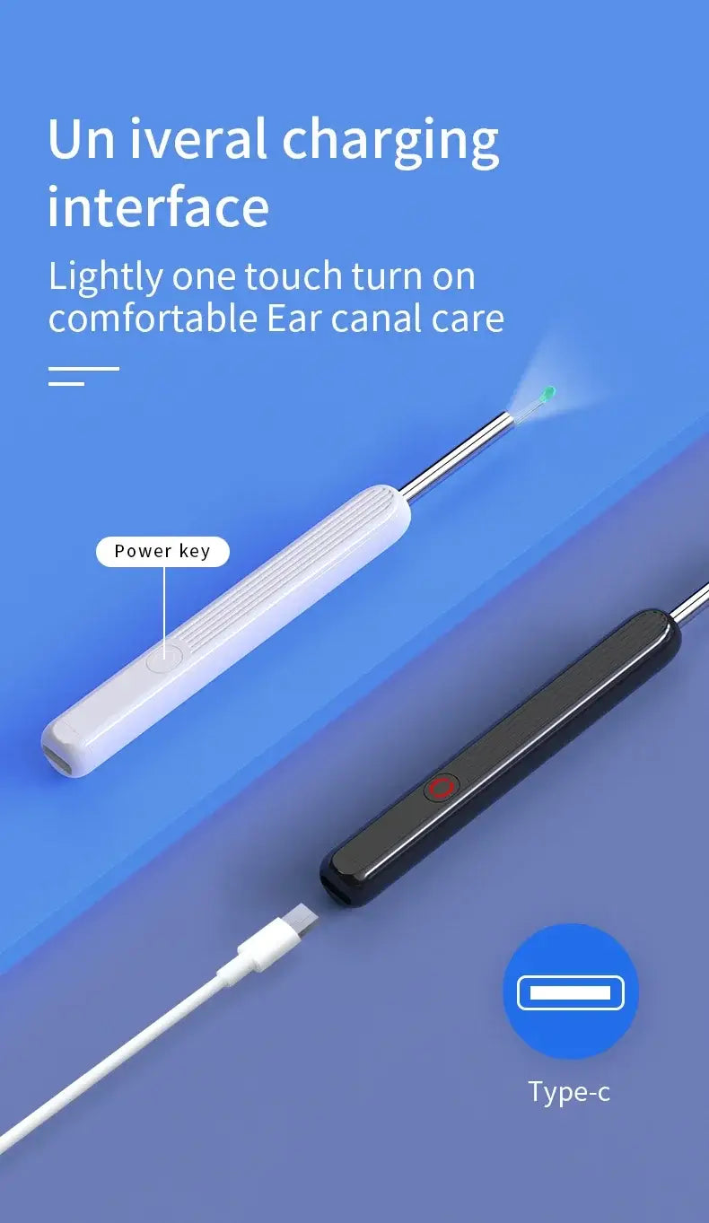 Wireless Ear Cleaning Mobile phone Link Camera LED light Wireless Ear Endoscope Earwax Cleaning