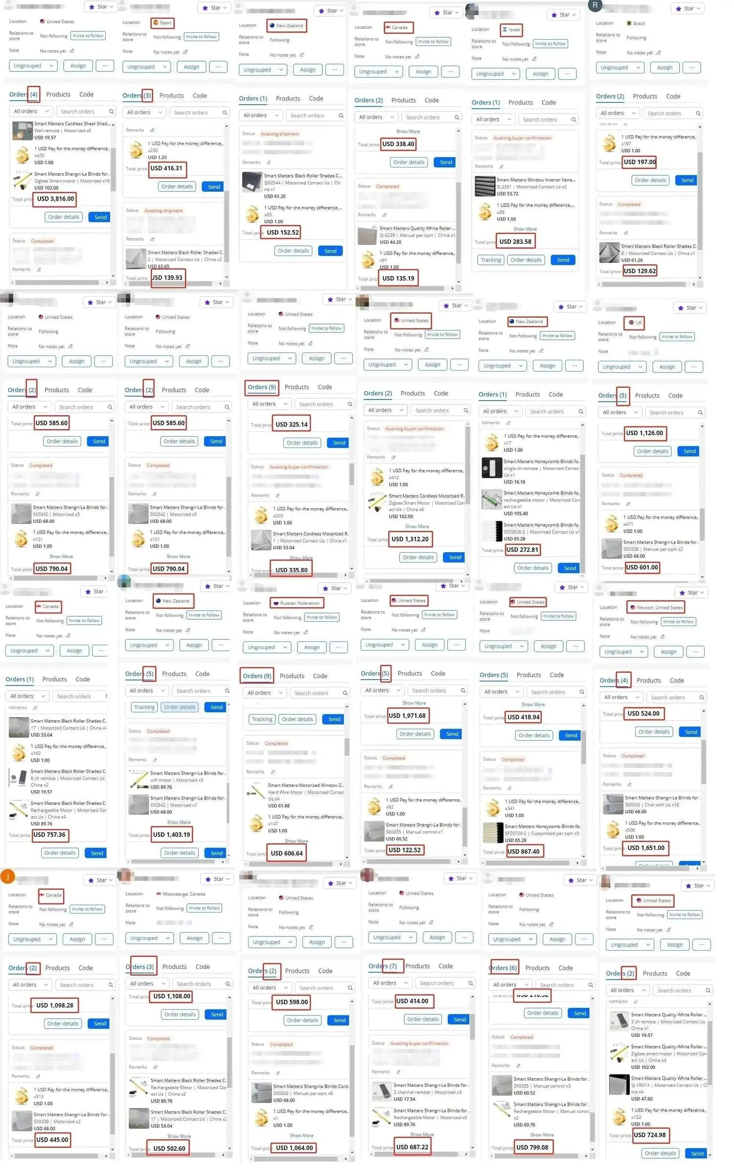 SmartMatters Electric Shangrila Blinds Smart Zigbee Blackout Zebra Shades for Windows and Doors Wifi Tuya Alexa Google Assistant - GiFTiFY