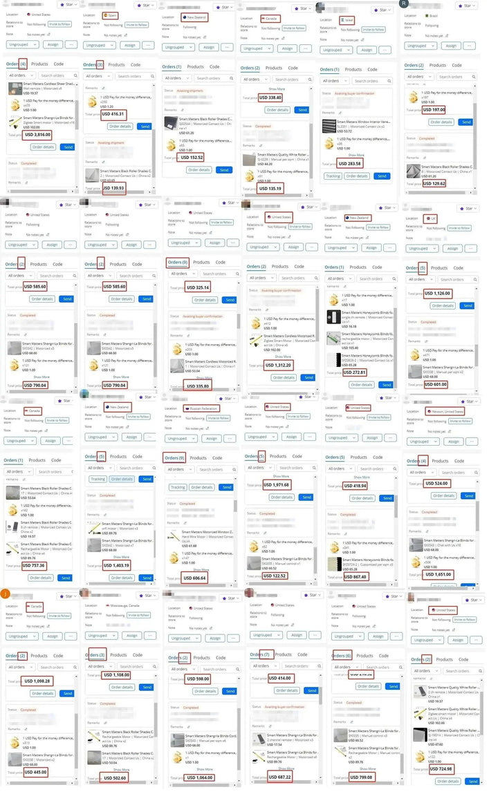 SmartMatters Electric Shangrila Blinds Smart Zigbee Blackout Zebra Shades for Windows and Doors Wifi Tuya Alexa Google Assistant - GiFTiFY