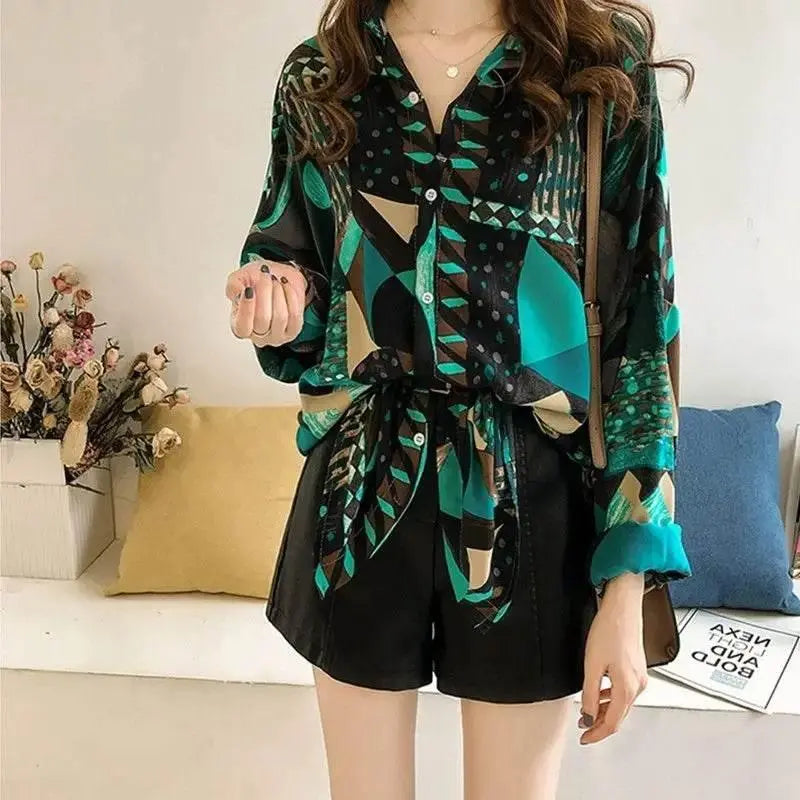 Chic Loose Chiffon Shirt for Women - GiFTiFY
