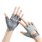 1 Pair Workout Gloves with Liquid Silicone for Women Fingerless Cycling Gloves Non-slip Men's Gym Weight Lifting Gloves DSERS
