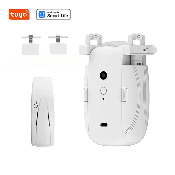 TUYA Smart WiFi Curtains Robot T/U-Rail Tracks Automatic Curtain Opener Remote Control Curtain Motor Smart Life DY - GiFTiFY