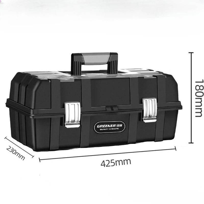 Tools Organizer Box Garage Professional Plastic Tool Case Box Electrician Storage Multifunctional Outdoor Waterproof Garage Tools Organizer Box by DSERS