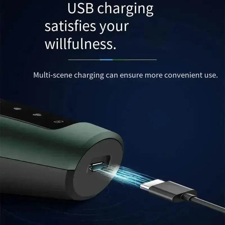 Electric Shavers for Men Waterproof Electric Trimmer Razor Wet Dry Use Rechargeable Battery - GiFTiFY