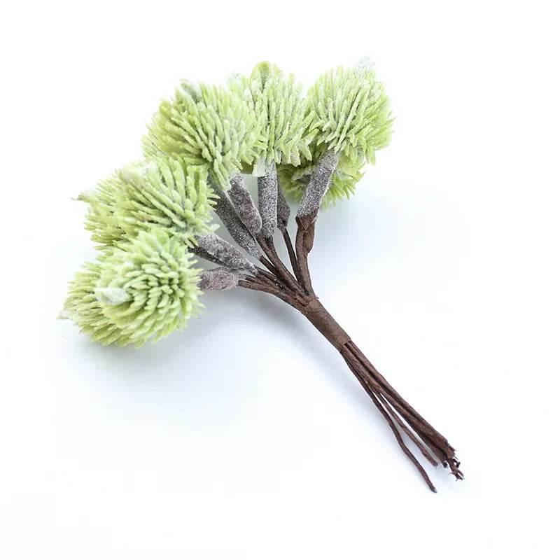 Artificial Plants for Home Wedding Decoration Silk Flowers for Scrapbooking Fake Plastic Decorative Christmas Wreat - GiFTiFY