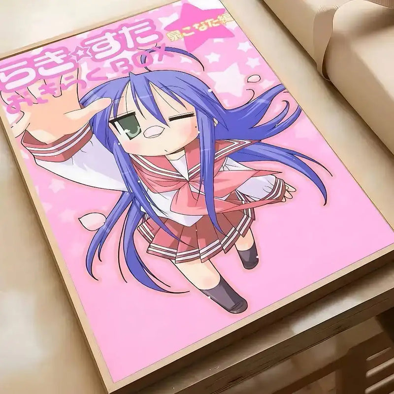 Anime Lucky Star Kawaii Home Decor Pooster by DSERS