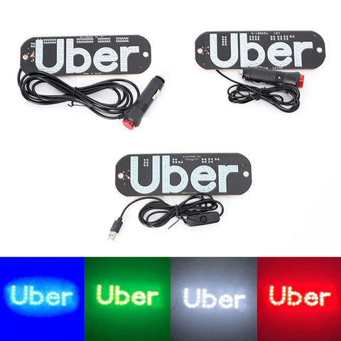 Light Sign For Car, Light Decal For Car Windshield With Suction Cups, Taxi Sign Light, Cab Indicator Lamp, Cigarette Lighter/USB GiFTiFY