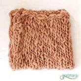 Wool Crochet Newborn Baby Girls Boys Blanket Newborn Photography Props,Crochet Knit Blanket Basket Background Filler 55*55cm - GiFTiFY