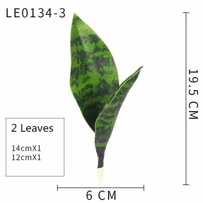 Artificial Succulents Plants House Decoration Accessori Tropical Fake Long Leaf Bonsai Hotel Party Home Decor Photo Props by DSERS