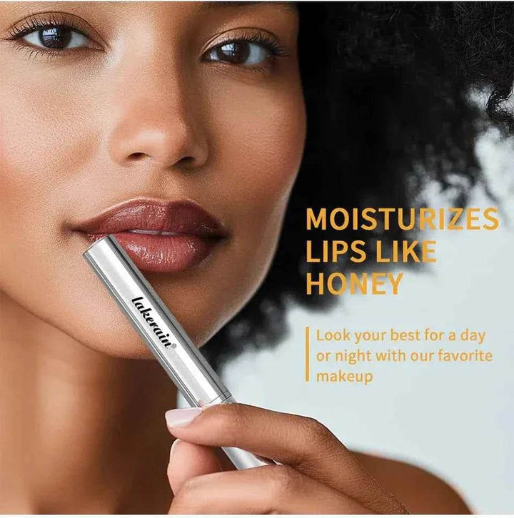 Black Honey Lipstick Long Lasting Moisturizing Natural Lip Plumper Makeup Lip Plumping Gloss Cosmetics Exfoliating for Lip - GiFTiFY