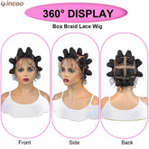 Summer Synthetic Bantu Knots Cornrows Braided Wigs Knotless Large Box Braids Wig Full Lace Wig For Black Women Handmade Twists - GiFTiFY