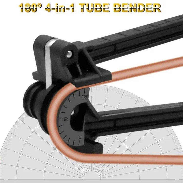 AT21-5/6/8/10Mm Combination 4-In-1 Tube Bender Pipe Bending Tool Tubing Bender Brake Fuel Line Curving Pliers - GiFTiFY