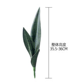 Aritificial Snake Plant Home Decorations Wedding Supply School Eucalyptus Plant by DSERS