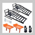 2pcs Heavy Duty Hydraulic Car Ramps 11000lbs Floor Jack Lift Ramps for Oil Changes, Truck Trailer, Home Garage & Auto Repair - GiFTiFY