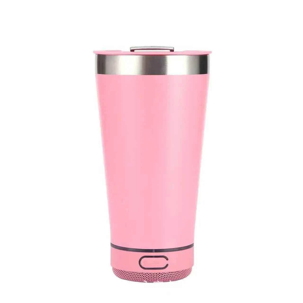 16oz smart bluetooth speaker car portable car cup creative bottle opener stainless steel thermos cup - GiFTiFY