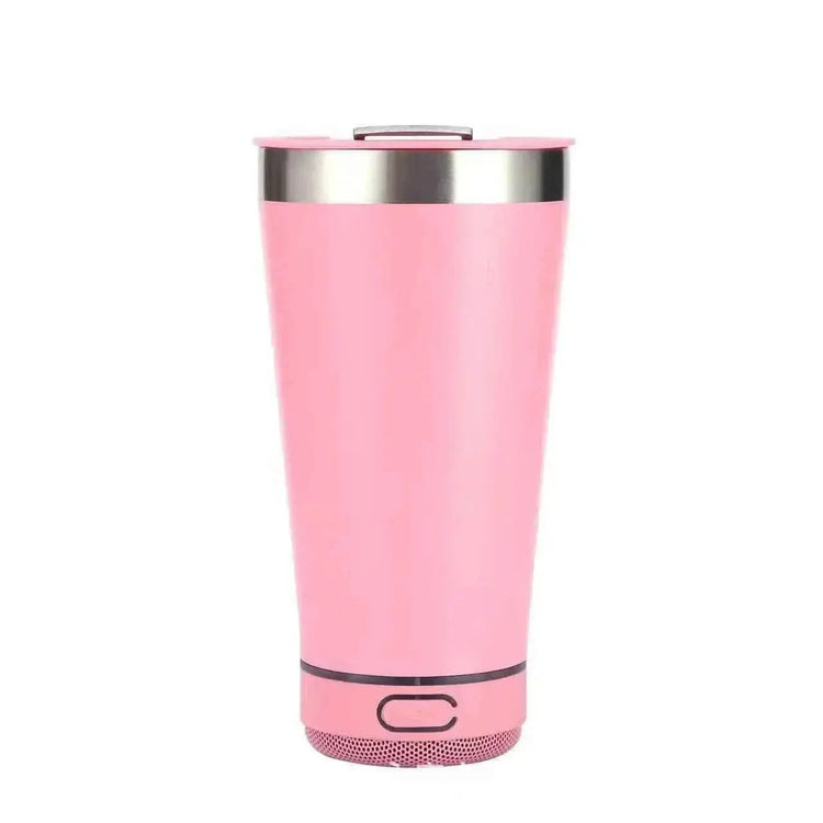 16oz smart bluetooth speaker car portable car cup creative bottle opener stainless steel thermos cup - GiFTiFY