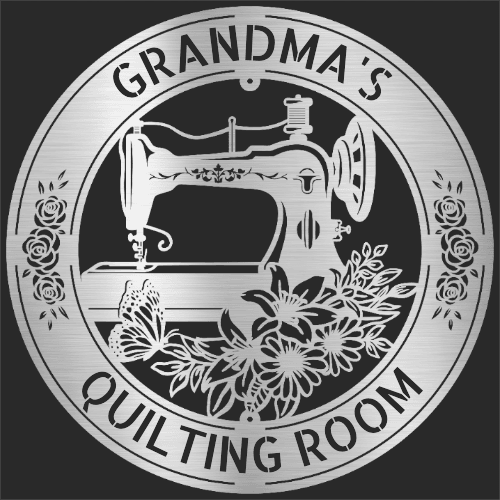 Sewing Sign - Personalized Metal Sign for Quilting Room Decor - GiFTiFY
