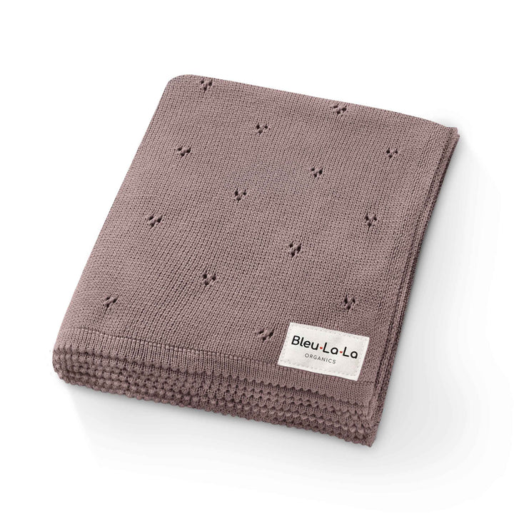 Organic Pointelle Luxury Knit Swaddle Blanket - GiFTiFY